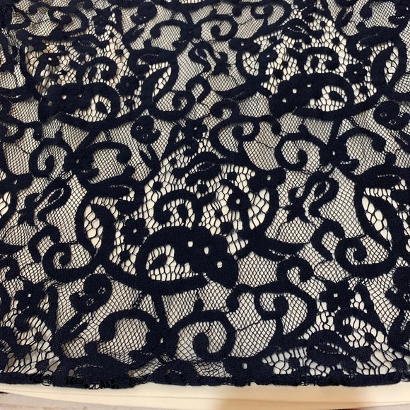 Womens blus lace blouse with white underlay size M - Picture 7 of 8